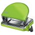 Petrus 52 Taladro Perforador Clasico Metalico - Hasta 20 Hojas - Marcas de Formato - Facil Vaciado - Punzones 5.5mm - Color Verde