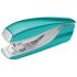 Petrus 635 Grapadora Metalica - Hasta 30 Hojas - Extraegrapas Integrado - Grapado Cerrado, Abierto y Clavado - Color Turquesa Metalizado