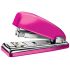 Petrus 226 Grapadora Metalica - Hasta 30 Hojas - Grapado Cerrado, Abierto y Clavado - Color Fucsia Metalizado