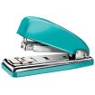 Petrus 226 Grapadora Metalica - Hasta 30 Hojas - Grapado Cerrado, Abierto y Clavado - Color Turquesa Metalizado