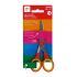 Apli Tijera Escolar 13 cm - Punta Redondeada - Ergonomica - Uso Ambidiestro - Color Rojo
