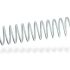 Fellowes Pack de 100 Espirales Metalicas 20mm - Hasta 140 Paginas - Color Blanco