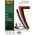 Fellowes Pack de 100 Portadas de Carton Simil Piel Delta Cuero A4 - 250 gr - Color Negro