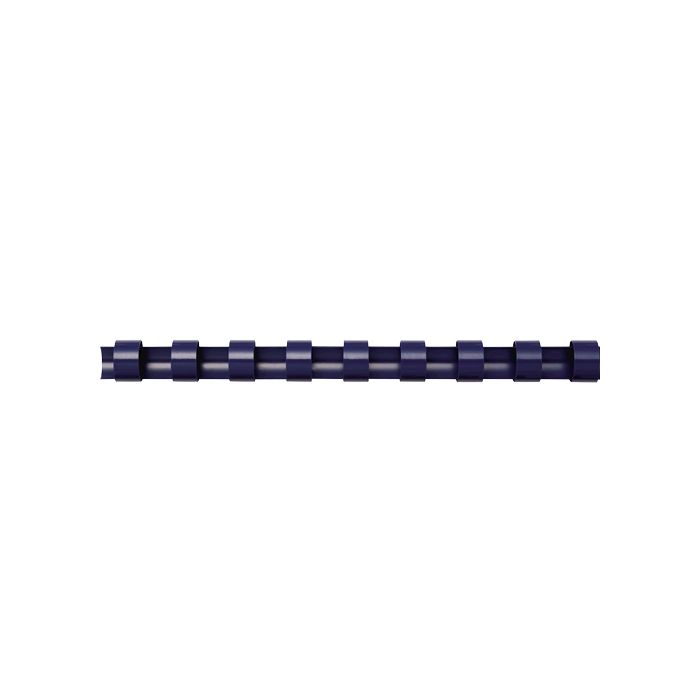 Fellowes Pack de 100 Canutillos de Plastico 8mm - Hasta 40 Hojas - Facil de Utilizar y Flexible - Alta Calidad - Color Azul