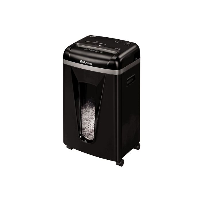 Fellowes 450M Destructora de Papel Manual Microcorte - Destruye hasta 9 Hojas - 22L