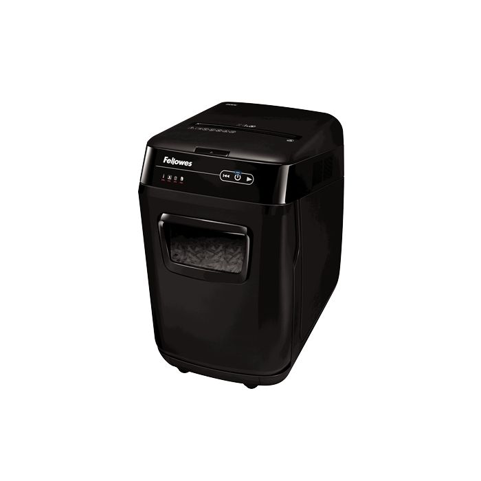 Fellowes AutoMax 200C Destructora de Papel Automatica Corte en Particulas - Alimentacion Automatica 200 Hojas - Ranura Manual 10 Hojas - 32L