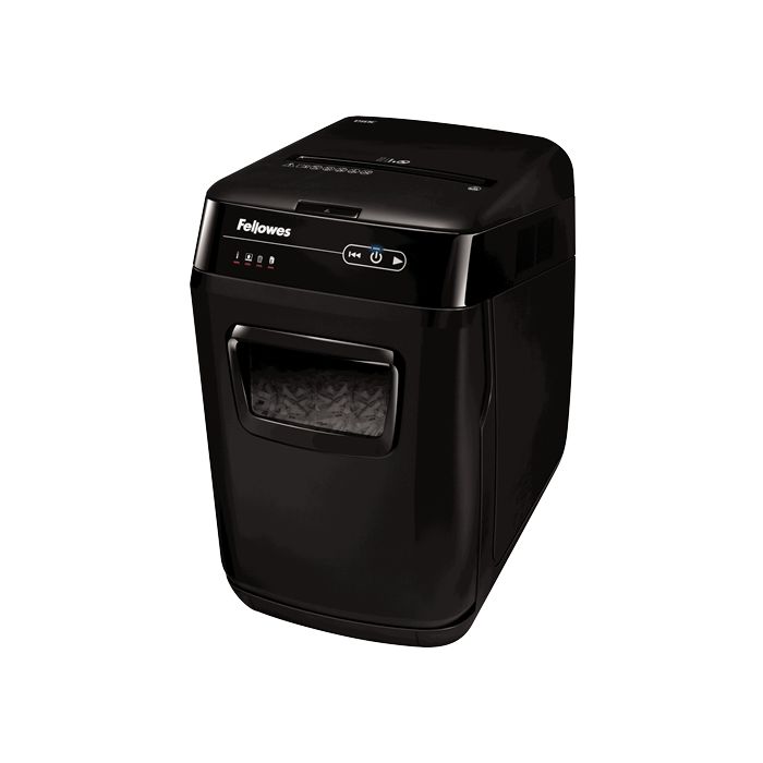 Fellowes AutoMax 150C Destructora de Papel Automatica Corte en Particulas - Alimentacion Automatica 150 Hojas - Ranura Manual 8 Hojas - 32L