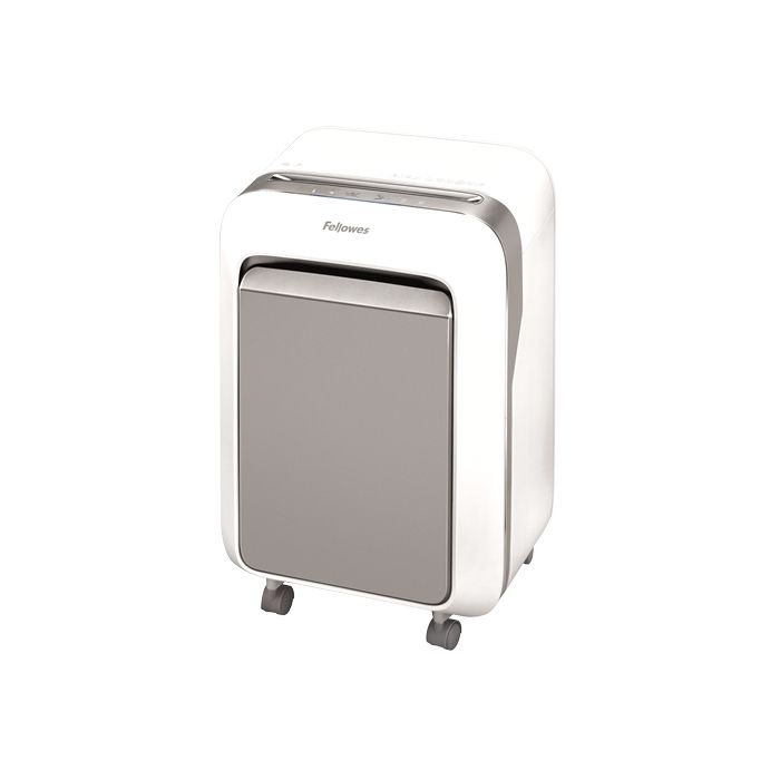 Fellowes LX211 Destructora de Papel Manual Microcorte - Destruye hasta 15 Hojas - 23L - Color Blanco