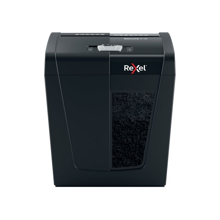 Rexel Secure X10 Destructora de Papel Manual Corte en Particulas - Destruye hasta 10 Hojas - 18L