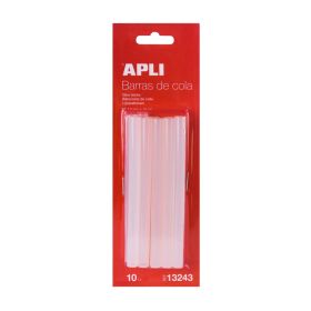 Apli Recambios barras de Cola Termofusible - Ø 7,5 mm x 10 cm - 10 Barras