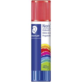 Staedtler Noris Barra de Pegamento 40gr - Sin Disolventes - Uso Escolar - Pega Papel, Cartulina, Tejido etc