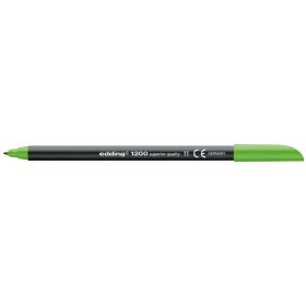 Edding 1200 Rotulador - Punta Redonda - Trazo entre 0.5 y 1 mm. - Tinta con Base de Agua - Color Verde Claro