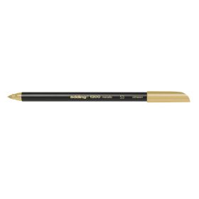 Edding 1200 Rotulador - Punta Redonda - Trazo entre 1 y 3 mm. - Tinta con Base de Agua - Color Oro