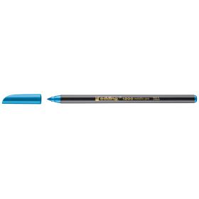 Edding 1200 Rotulador - Punta Redonda - Trazo entre 1 y 3 mm. - Tinta con Base de Agua - Color Azul Metalizado