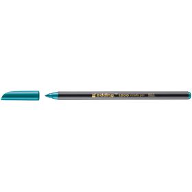 Edding 1200 Rotulador - Punta Redonda - Trazo entre 1 y 3 mm. - Tinta con Base de Agua - Color Verde Metalizado
