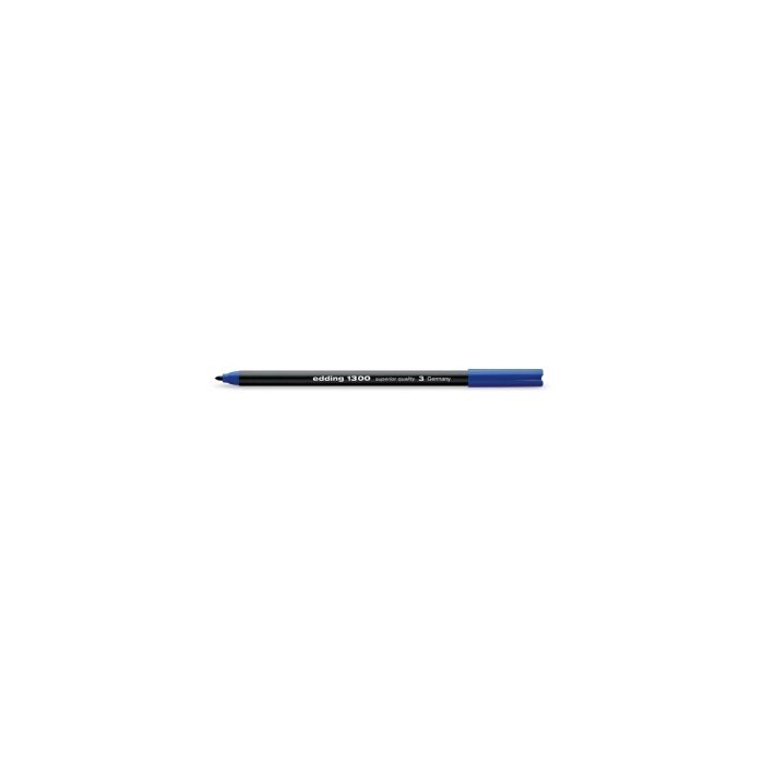 Edding 1300 Rotulador  - Punta Redonda - Trazo 2 mm. - Tinta con Base de Agua - Color Azul