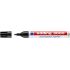 Edding 3000 Rotulador permanente - Punta redonda de 1.5mm - Trazo entre 1.5mm y 3.0mm - Recargable - Secado Instantaneo - Color Negro