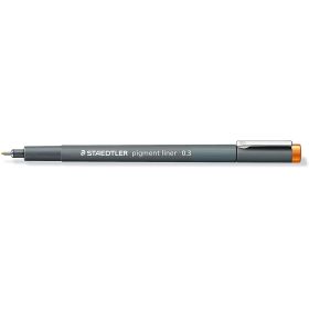 Staedtler Pigment Liner 308 Rotulador Calibrado - Trazo 0.3mm - Secado Rapido - Color Naranja