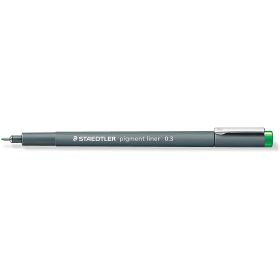 Staedtler Pigment Liner 308 Rotulador Calibrado - Trazo 0.3mm - Secado Rapido - Color Verde