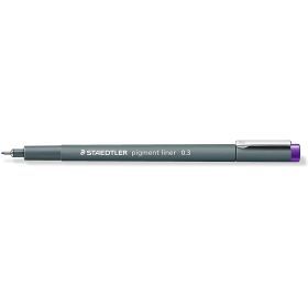 Staedtler Pigment Liner 308 Rotulador Calibrado - Trazo 0.3mm - Secado Rapido - Color Violeta