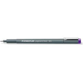 Staedtler Pigment Liner 308 Rotulador Calibrado - Trazo 0.5mm - Secado Rapido - Color Violeta