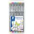 Staedtler Pigment Liner 308 Pack de 6 Rotuladores Calibrados - Trazo 0.3mm - Secado Rapido - Colores Surtidos