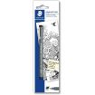 Staedtler Pigment Liner 308 Blister con Rotulador Calibrado - Trazo 0.8mm - Punta Engarzada en Metal - Color Negro