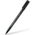 Staedtler Lumocolor Permanent 313 Rotulador Permanente de Punta Fina - Trazo 0.4mm - Secado Rapido - Color Negro