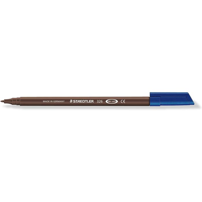 Staedtler Noris 326 Rotulador de Punta Fina - Trazo 1mm Aprox - Tina Base de Agua - Color Pardo Van Dyck