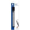 Staedtler Triplus Fineliner 334 Pack de 2 Rotuladores de Punta Fina - Trazo de 0.3mm Aprox - Diseño Ergonomico - Tinta Base de Agua - Color Negro