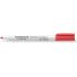 Staedtler Lumocolor 341 Marcador para Pizarra Blanca - Punta Biselada 1 - 2mm Aprox - Secado Rapido - Color Rojo