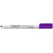 Staedtler Lumocolor 341 Marcador para Pizarra Blanca - Punta Biselada 1 - 2mm Aprox - Secado Rapido - Color Violeta