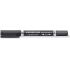 Staedtler Lumocolor 348 Rotulador Permanente de Doble Punta - Secado Rapido - Color Negro