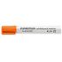 Staedtler Lumocolor 351 Rotulador para Pizarra Blanca - Punta Redonda - Trazo 2mm - Capuchon con Clip - Color Naranja
