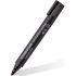 Staedtler Lumocolor 352 Rotulador Permanente - Punta Redonda - Trazo 2mm Aprox - Capuchon con Clip - Secado Rapido - Color Negro