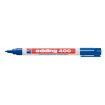 Edding 400 Rotulador Permanente - Punta Redonda - Trazo 1 mm. - Recargable - Secado Rapido - Color Azul