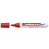 Edding 660 Rotulador para Pizarra Blanca - Punta Redonda - Trazo entre 1.5 y 3 mm. - Tinta Pigmentada - Recargable - Borrable en Seco - Color Rojo