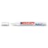 Edding 750 Rotulador Permanente - Punta Redonda - Trazo entre 2 y 4 mm. - Tinta Opaca - Secado Rapido - Color Blanco
