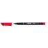 Stabilo OHPen Rotulador Permanente - Punta Superfina - Trazo de 0.4mm - Agarre Antideslizante - Tapon Ventilado - Color Rojo