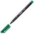 Stabilo OHPen Rotulador Permanente - Punta Fina - Trazo de 0.7mm - Agarre Antideslizante - Tapon Ventilado - Color Verde