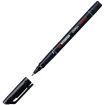 Stabilo OHPen Rotulador Permanente - Punta Fina - Trazo de 0.7mm - Agarre Antideslizante - Tapon Ventilado - Color Negro