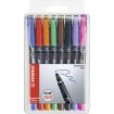 Stabilo OHPen Pack de 8 Rotuladores Permanentes - Punta Fina - Trazo de 0.7mm - Agarre Antideslizante - Tapon Ventilado - Colores Surtidos
