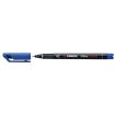 Stabilo OHPen Rotulador Permanente - Punta Media - Trazo de 1mm - Agarre Antideslizante - Tapon Ventilado - Color Azul