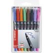Stabilo OHPen Pack de 8 Rotuladores Permanentes - Punta Media - Trazo de 1mm - Agarre Antideslizante - Tapon Ventilado - Colores Surtidos