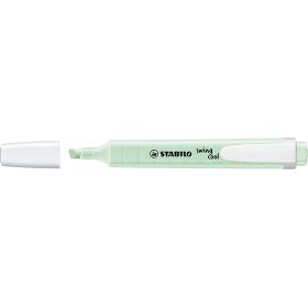 Stabilo Swing Cool Pastel Marcador Fluorescente - Cuerpo Plano - Punta Biselada - Trazo entre 1 y 4mm - Tinta con Base de Agua - Color Pizca de Menta