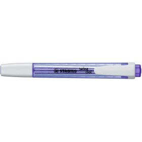 Stabilo Swing Cool Marcador Fluorescente - Cuerpo Plano - Punta Biselada - Trazo entre 1 y 4mm - Tinta con Base de Agua - Antisecado - Color Lavanda