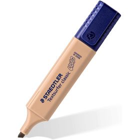 Staedtler Textsurfer Classic 364 Vintage Marcador Fluorescente - Punta Biselada - Trazo entre 1 - 5mm - Tinta con Base de Agua - Color Arena