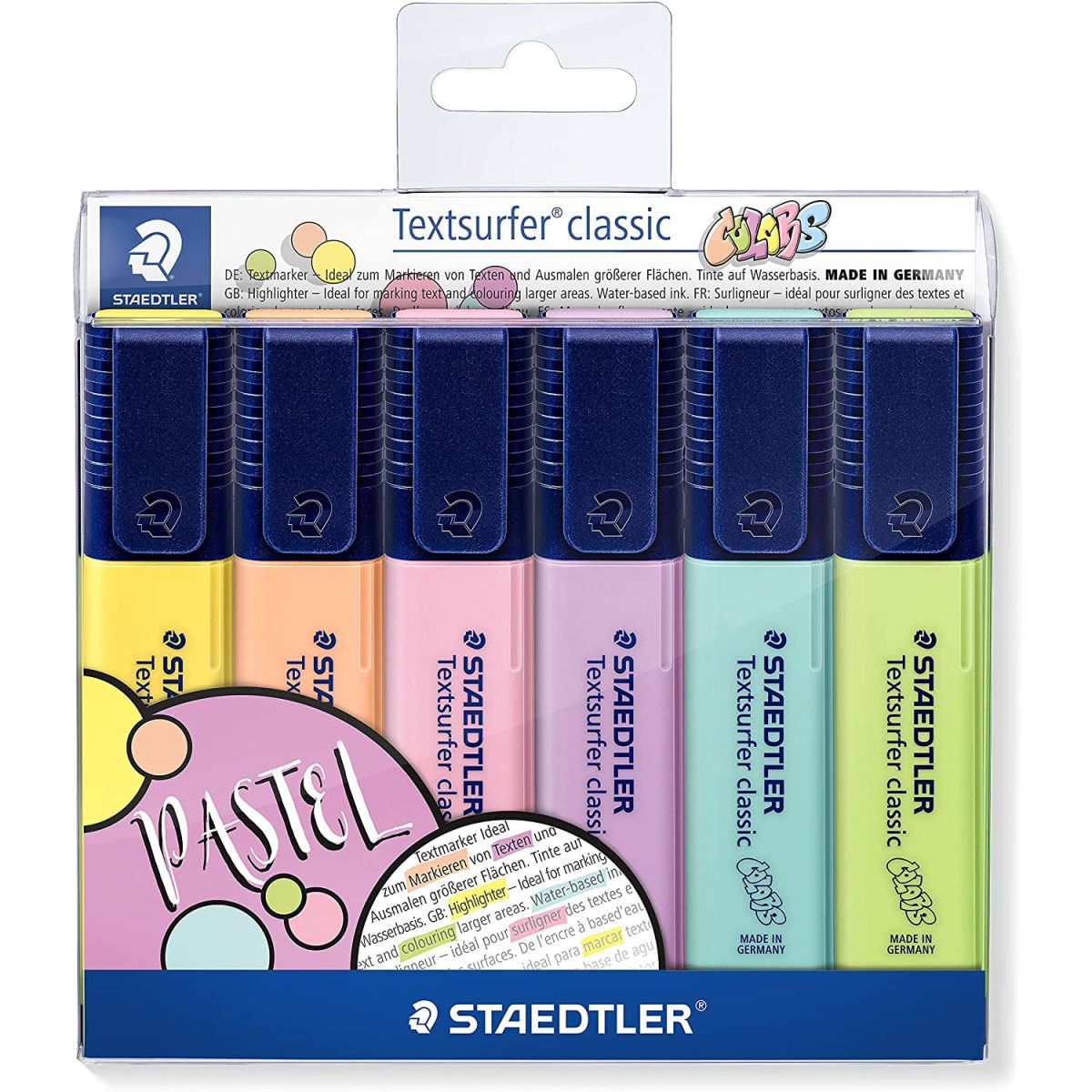 Text Surfer Staedtler Textsurfer Classic 364 Pack de 6 Marcadores Fluorescentes ...