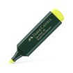 Faber-Castell Rotulador Marcador Fluorescente Textliner 48 - Punta Biselada - Trazo entre 1.2mm y 5mm - Tinta con Base de Agua - Color Amarillo