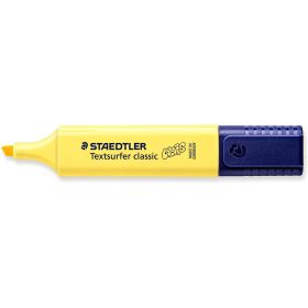Staedtler Textsurfer Classic 364 Pastel Marcador Fluorescente - Punta Biselada - Trazo entre 1 - 5mm - Tinta con Base de Agua - Color Amarillo Girasol